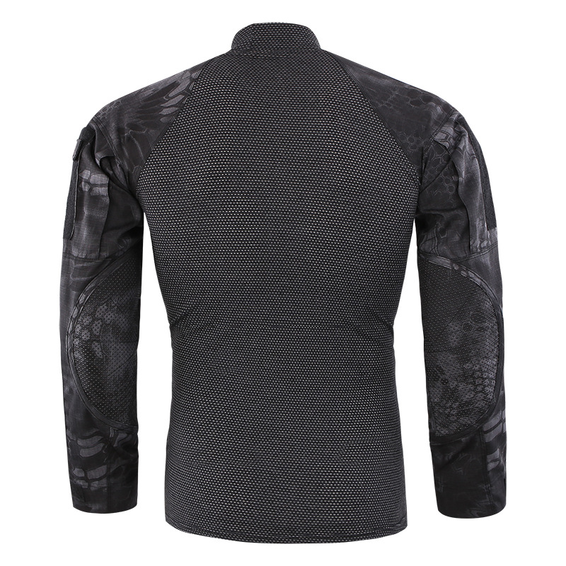 Stitching camouflage Frog Suit Loog Sleeve Fitness Pullover Crewneck Stitching camouflage Frog Suit Loog Sleeve Fitness Pullover Crewneck