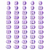 20 Pcs Numbered Pencil Toppers 1-20 Reusable Classroom Pencil Labels for Teachers Pencil Tracking Ma