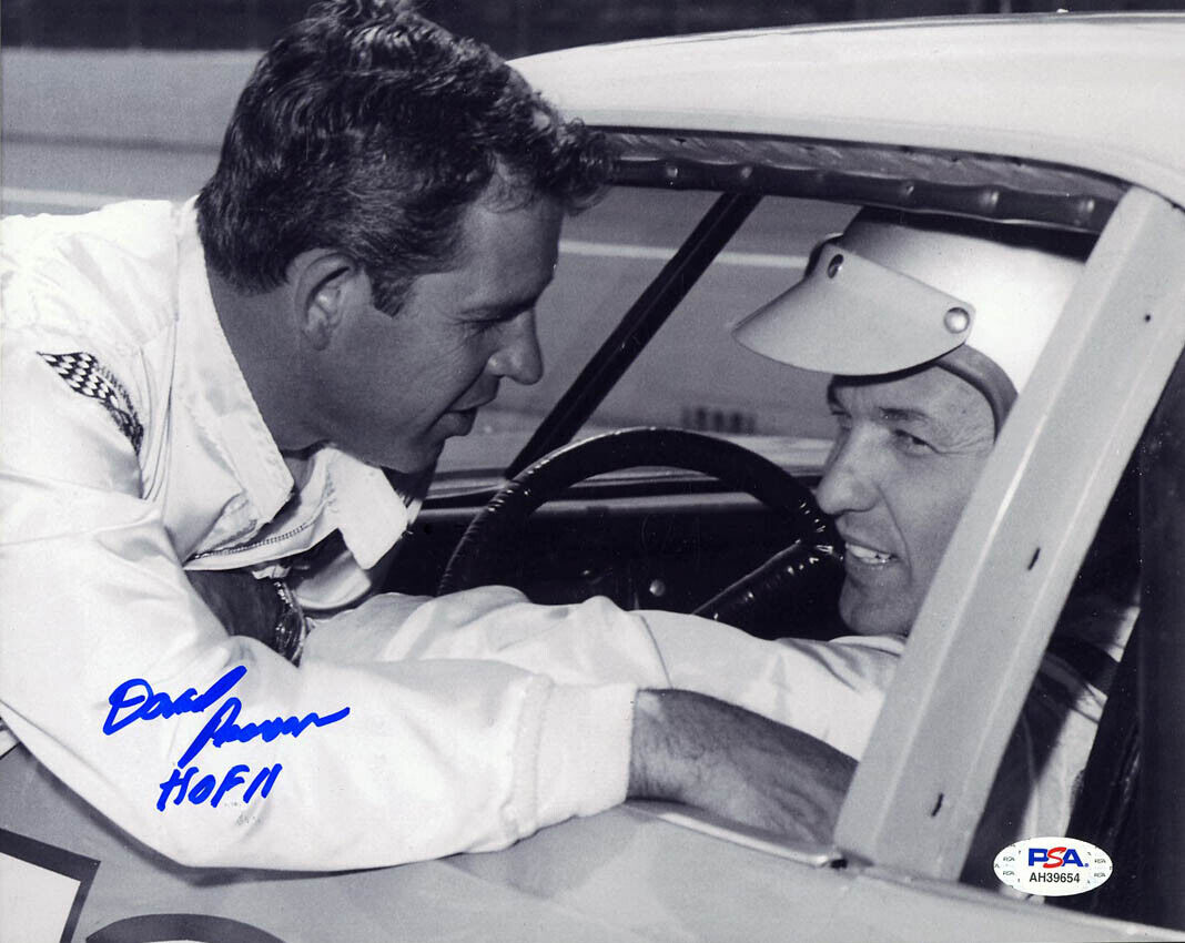 David Pearson SIGNED 8x10 Petty + HOF 11 NASCAR LEGEND PSA/DNA AUTOGRAPHED Photo Poster painting