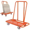 [US Local Warehouse] Heavy Duty Drywall Sheet Cart Panel Dolly Wooden Board Trolley Flatbed Handcart