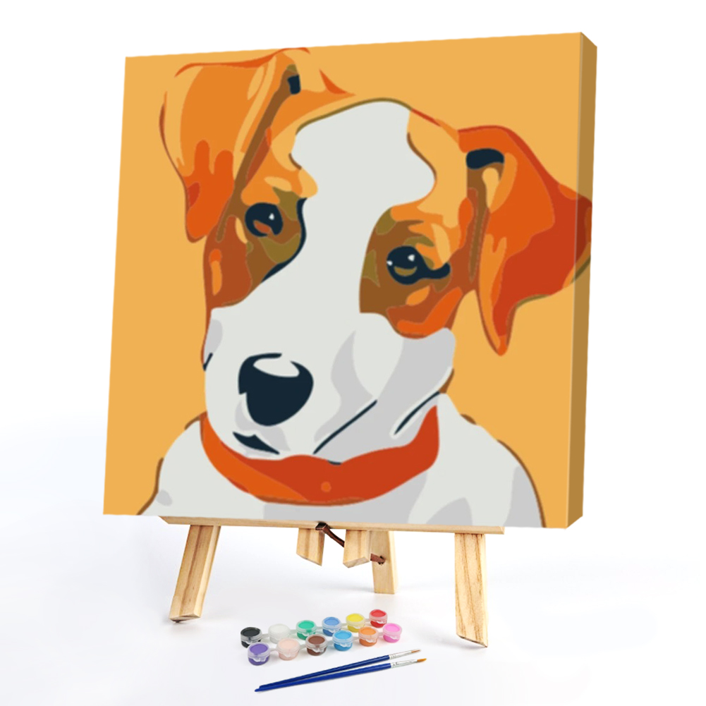 

20*20CM - Paint By Numbers - Dog, 501 Original
