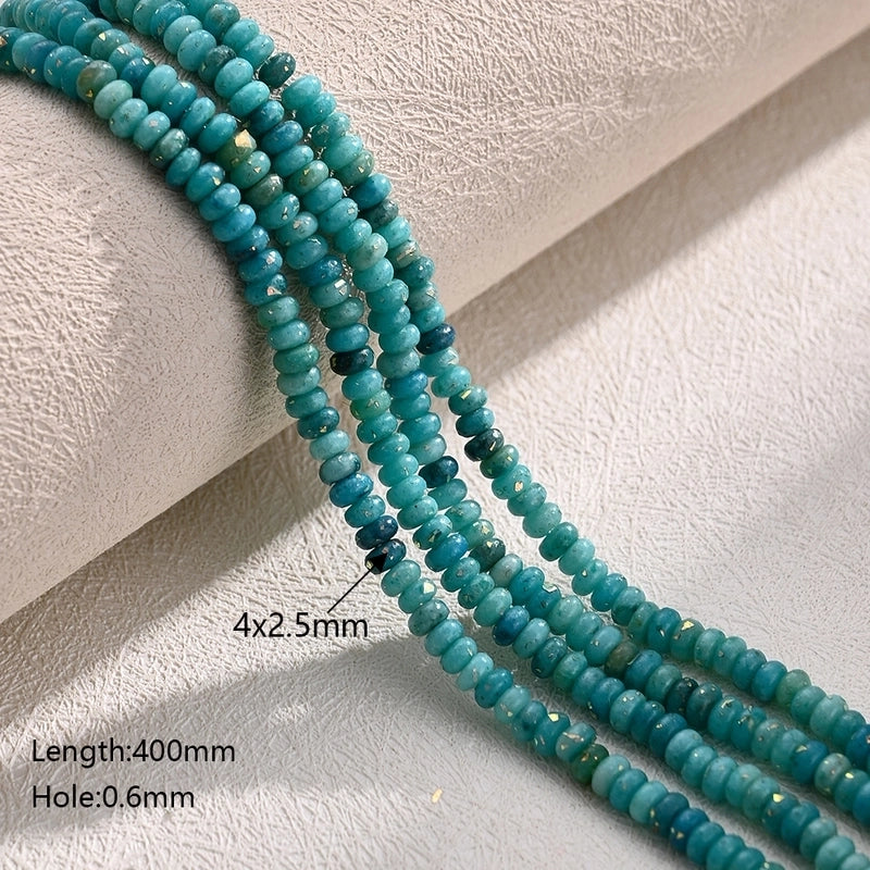 1 Strand/Package 4×2.5mm Hole Under 1mm Dolomite Oval Polished Beads