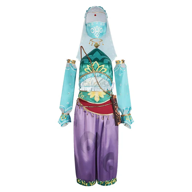 The Legend of Zelda 2023 Link Blue Desert Set Outfits Cosplay Costume Halloween Carnival Suit