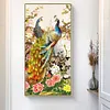 【Clearance Sale】(Big Size) Golden Peafowl - Full Round Diamond Painting 40*80cm