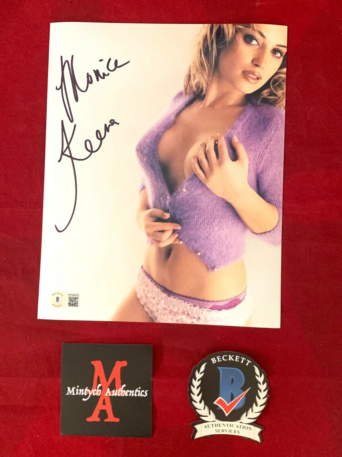 MONICA KEENA AUTOGRAPHED SIGNED 8x10 Photo Poster painting! FREDDY VS JASON! BECKETT COA! HORROR