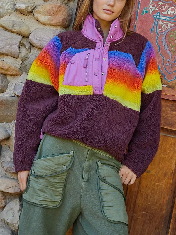 Casual loose outdoor ladies sweatshirt