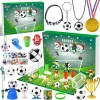 Football Advent Calendar Boy Girls 2024 24 Football Gifts with Football Medal Whistle 24 Christmas Countdown Advent Calendar