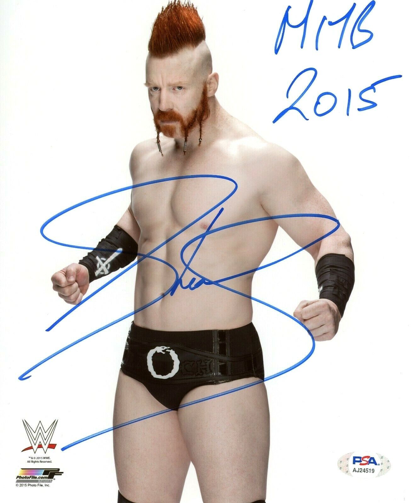 WWE SHEAMUS HAND SIGNED AUTOGRAPHED 8X10 Photo Poster painting WITH PROOF AND PSA DNA COA 11