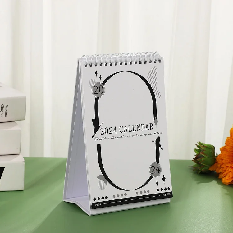 Journalsay 2024 DIY Guben Desk Calendar Simple Decor Goo Card Calendar