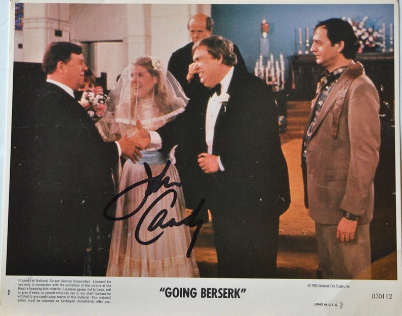 JOHN CANDY SIGNED Autographed Photo Poster painting Going Berserk Summer Rentals Volunteers Only The Lonely Spaceballs Splash wcoa