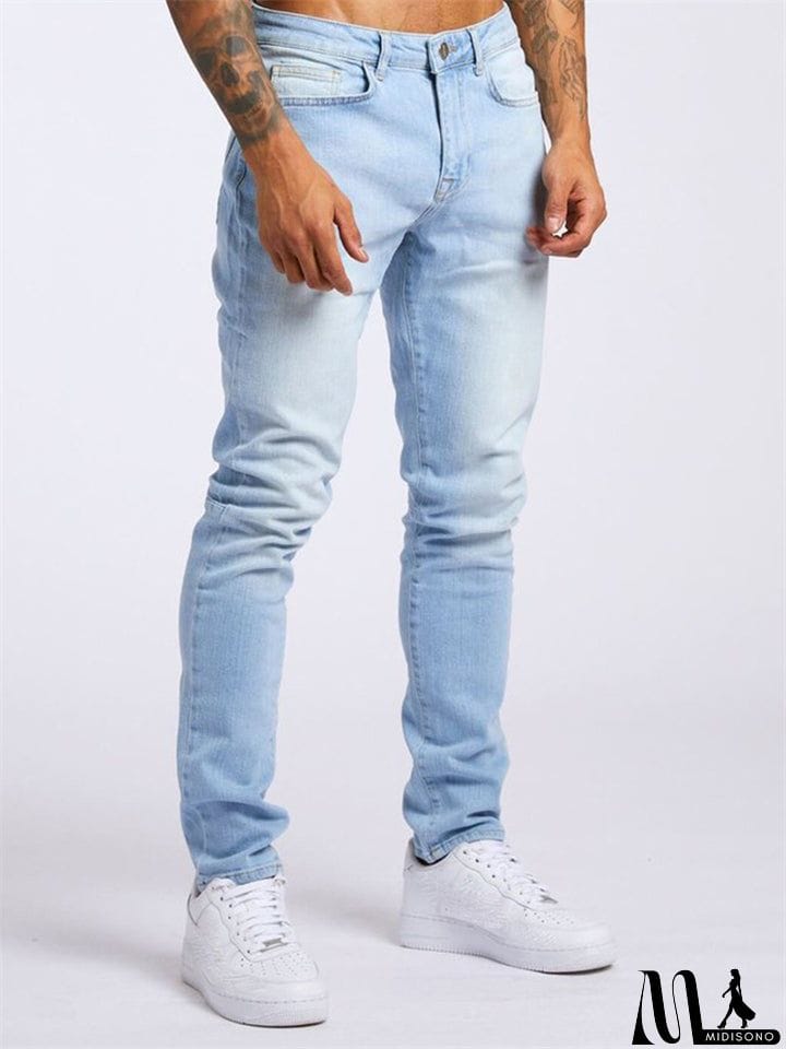 MidiSono - Men's Fashion Casual Slim Fit Demin Pants