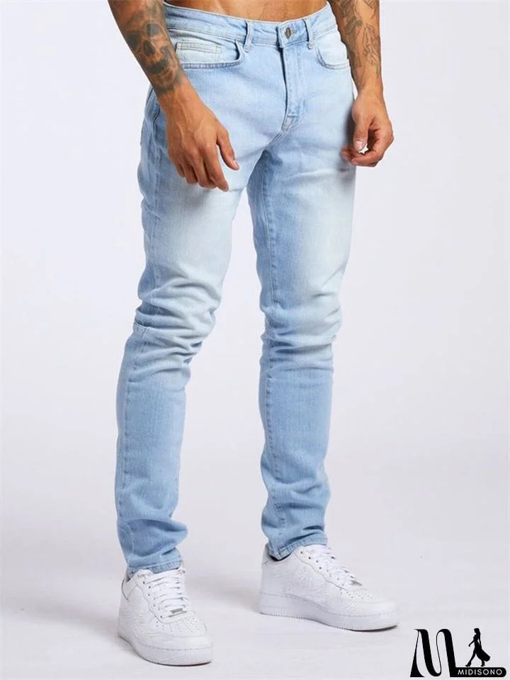 MidiSono - Men's Fashion Casual Slim Fit Demin Pants
