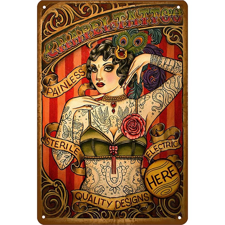 Pin Up Girl - Vintage Tin Signs/Wooden Signs - 20*30cm/30*40cm