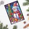 Diamond Painting Xmas Snowman Tree Diary Book 50 Pages for Adults Kids