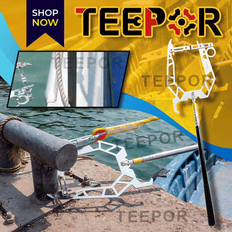 THE TEEPOR® - Multi-Purpose Dock Hook