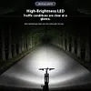 High Lightness Bike Front Light Waterproof Night Riding Headlight Smart MTB Lamp