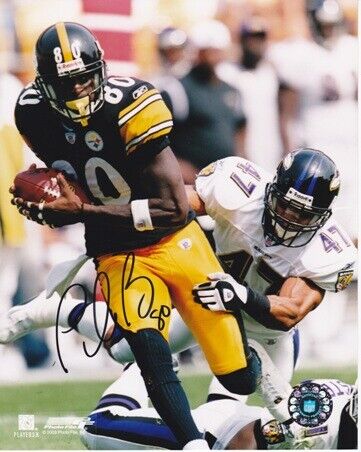 Plaxico Burress Signed - Autographed Pittsburgh Steelers 8x10 inch Photo Poster painting