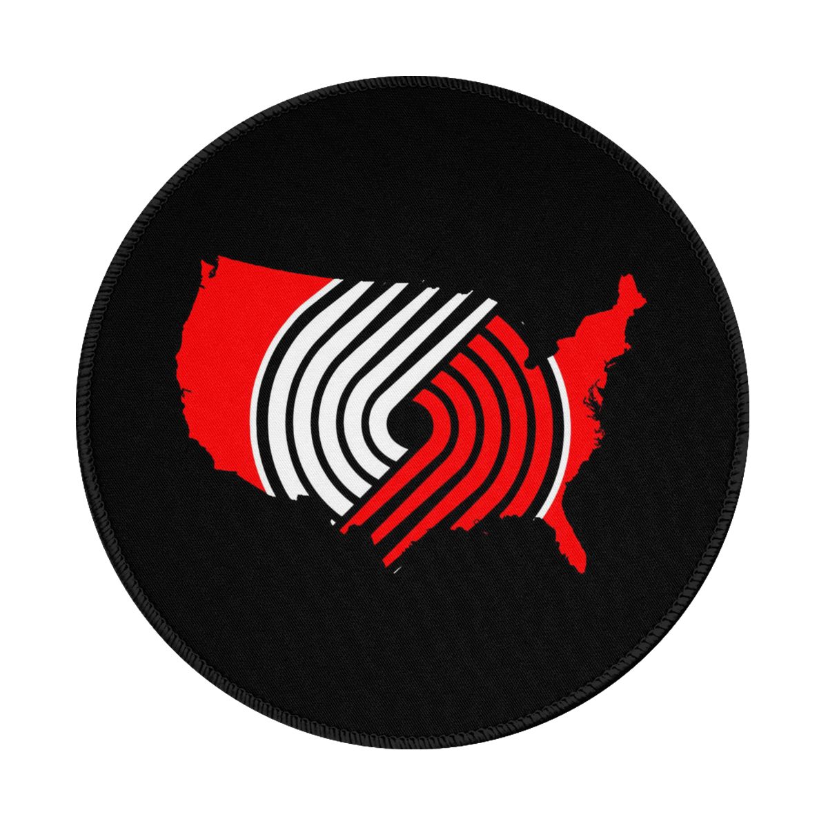 American Portland Trail Blazers Non-Slip Rubber Round Mouse Pad