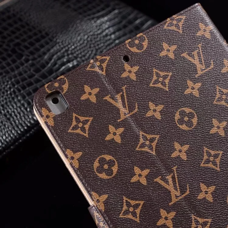 LV Luxury Louis Vuitton Canvas Monogram Leather Fresh Summer Theme Pattern Apple iPad case ProCaseMall