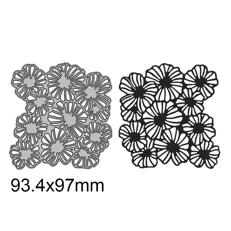 Beautiful Flower Metal Cutting Dies For DIY Scrapbook Cutting Die Paper Cards Embossed Decorative Craft Die Cut New