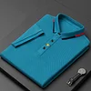 Embroidered short-sleeved polo shirt [5 Colors]