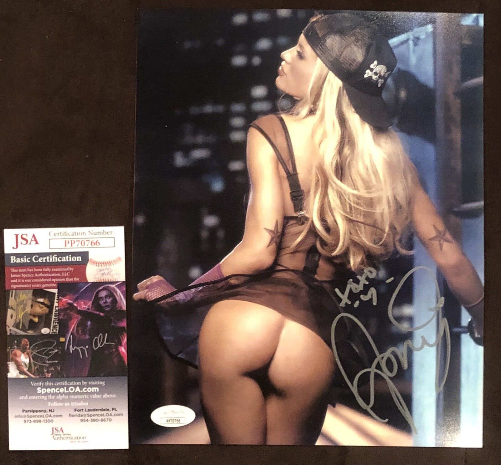 Ashley Massaro Signed 8x10 Photo Poster painting AUTOGRAPH Wrestling WWE Playboy Model JSA Rare