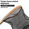 Fishing Landing Net Wooden Handle Trout Net Fly Fishing Net Fishing Accessories