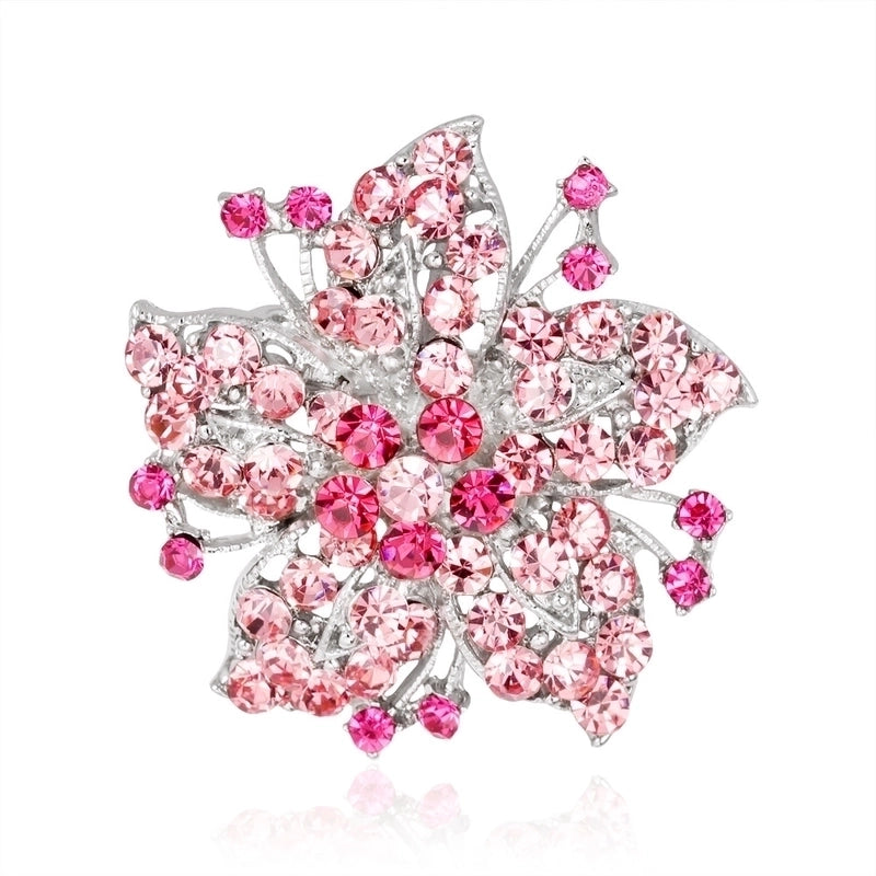 Korean Style Pin Flower Alloy Diamond Other Women’S Brooches