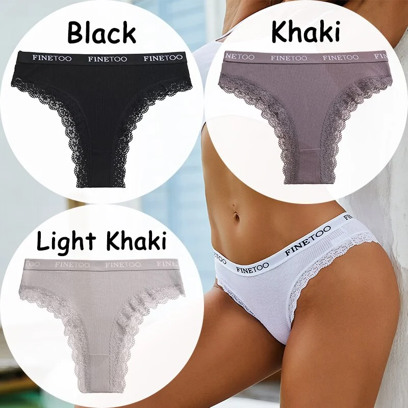 Billionm Lace Panties Women's Underwear Cotton Panties Sexy Lingerie Female Briefs Low-Waist Panty Girl Intimate Underpants