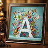 Butterfly Flower A 5D Partial Drill DIY Diamond Painting Kit 30*30cm