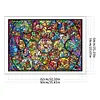 (Big Size) Cartoon Family - 11CT Stamped Cross Stitch 90*64cm/35.43*25.2in(glass painting cross stitch) tapestrymarket