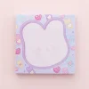 8PCS Cute Pink Purple 80 Pages Post-it Notes Portable Notebooks School Student Kids Cute Stationery Gift