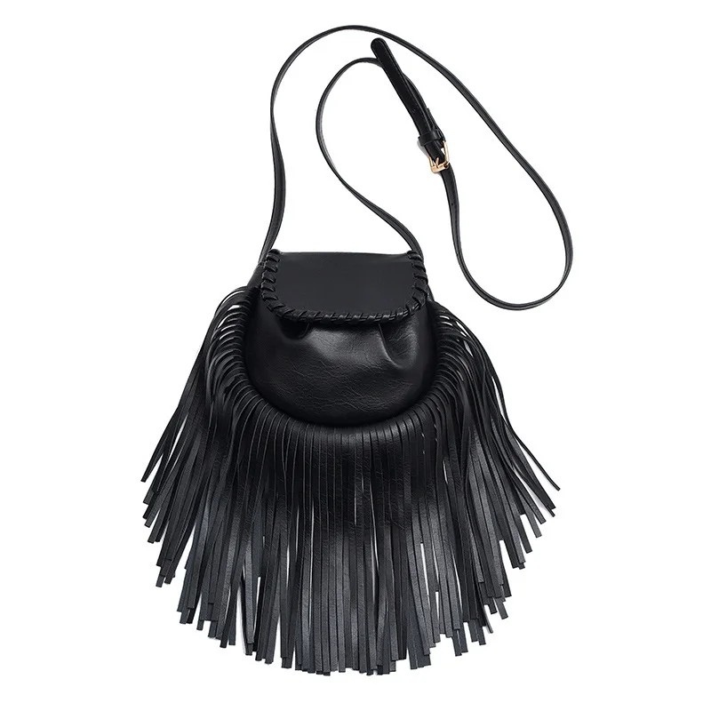 Fringed Saddle Bag