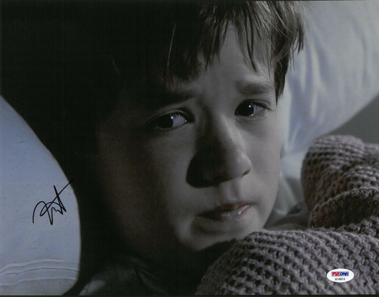 Haley Joel Osment Signed Sixth Sense Autographed 11x14 Photo Poster painting PSA/DNA #AF49074