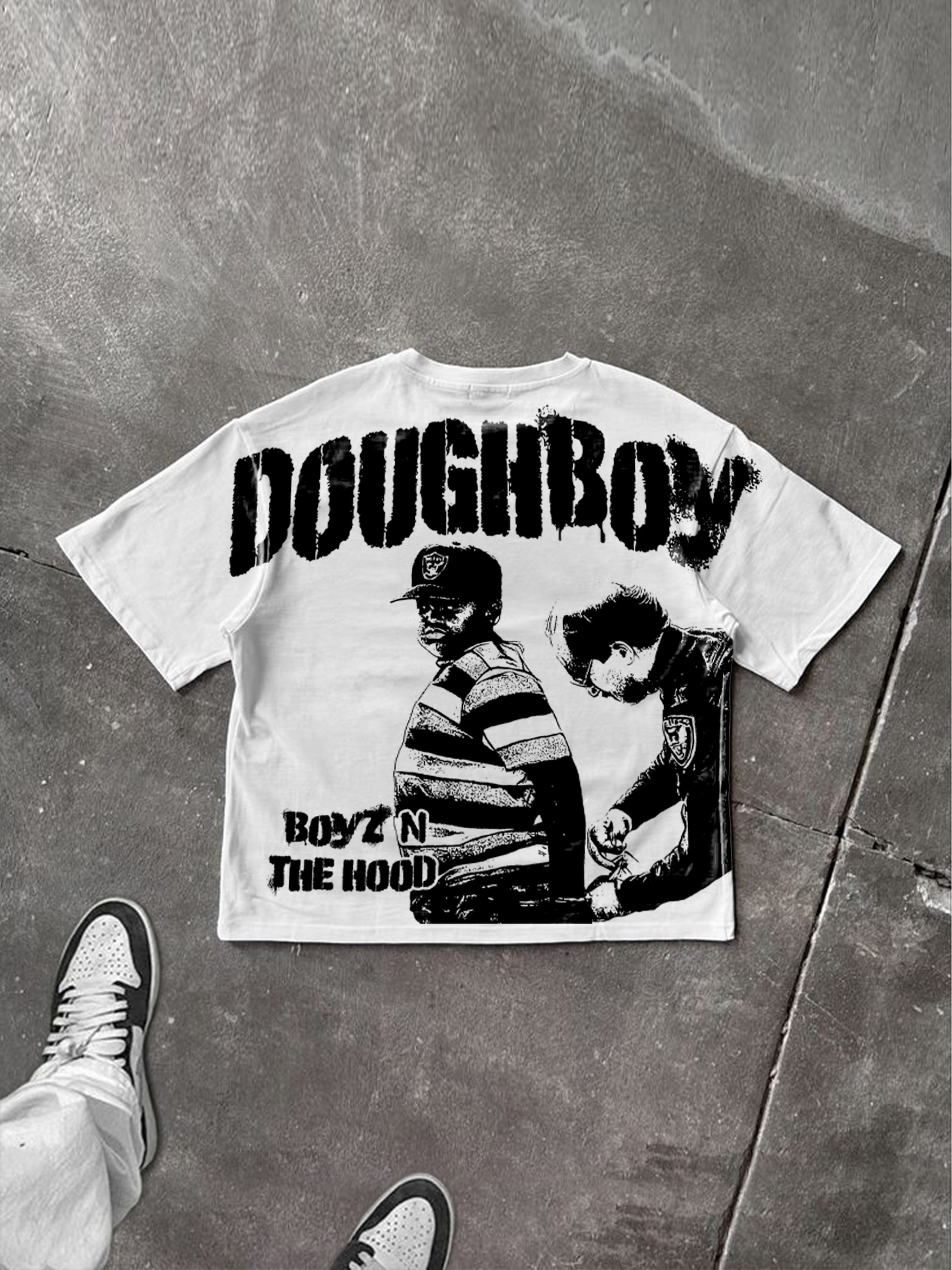 Boyz N The Hood Vintage Aged Graphic Cotton T-shirt