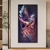 (US Only)Phoenix 5D DIY Full Drill Round Diamond Painting Kit Home Wall Decor 40x80cm