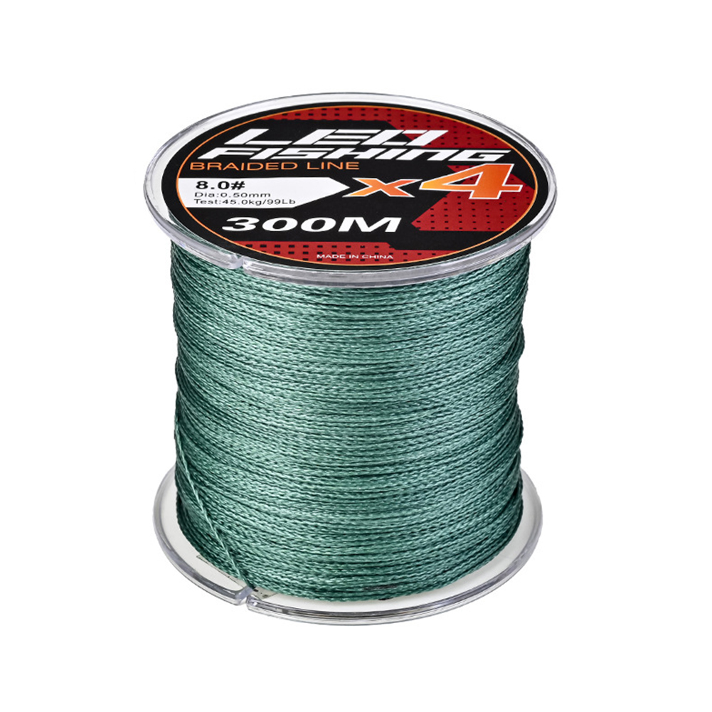 

LEO Fishing Line 300m Diameter 0.14-0.25mm 20-41lb PE Braided Floating Line, 501 Original