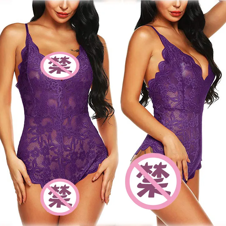 Churchf Sex Lingerie Sexy Multi-Colored Lace Perspective Leakage Back Women's Underwear