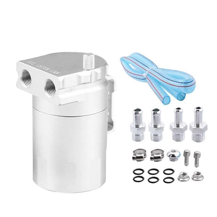 300ml Aluminum Baffled Oil Catch Can Reservoir Tank