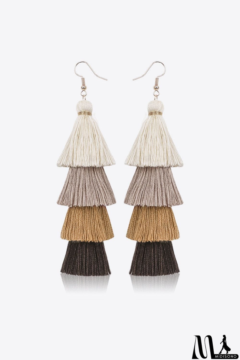 MidiSono - Layered Tassel Earrings