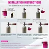 CO2 Refill Adapter Quick Connect Soda Cylinder Adapter Leakproof for Soda Bottle