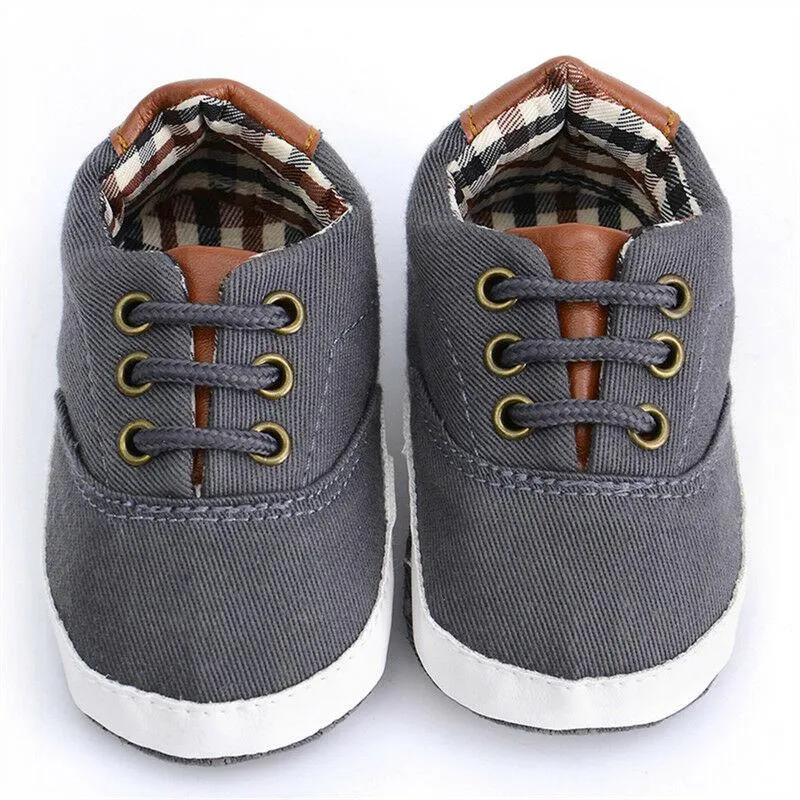 2019 Baby Summer Shoes Newborn Baby Girl Boys Causal Bow Anti-slip Shoes Plaid Patchwork Soft Sole Sneakers Prewalker 0-18M