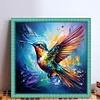 Colorful Hummingbird-11CT Stamped Cross Stitch 40*40cm/15.75*15.75in
