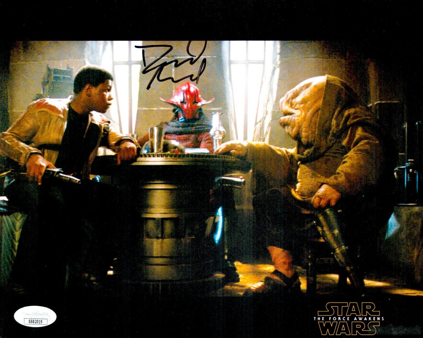 DAVID ACORD Signed 8x10 STAR WARS FORCE AWAKENS Sidon Ithano Photo Poster painting Auto JSA COA