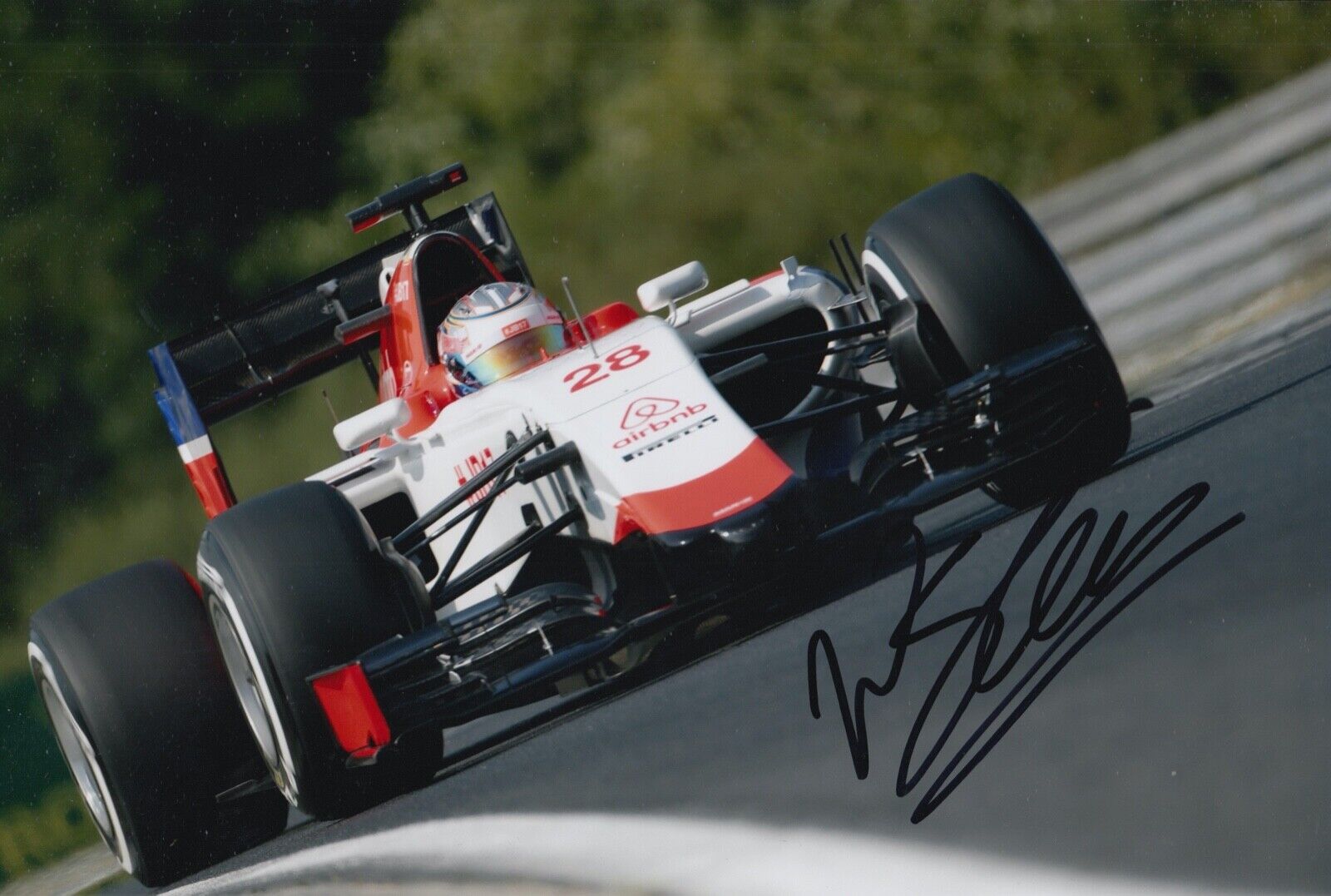Will Stevens Hand Signed 12x8 Photo Poster painting F1 Autograph Manor Marussia 20