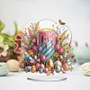 Diamond Painting Acrylic Candle Eggs Diamond Painting Desktop Decorations