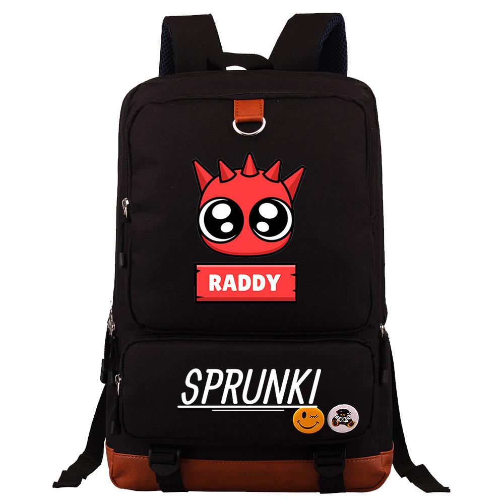 Mayoulove Sprunki Backpack Lightweight Design with Multi-Pocket Organization for School Adventures-Mayoulove