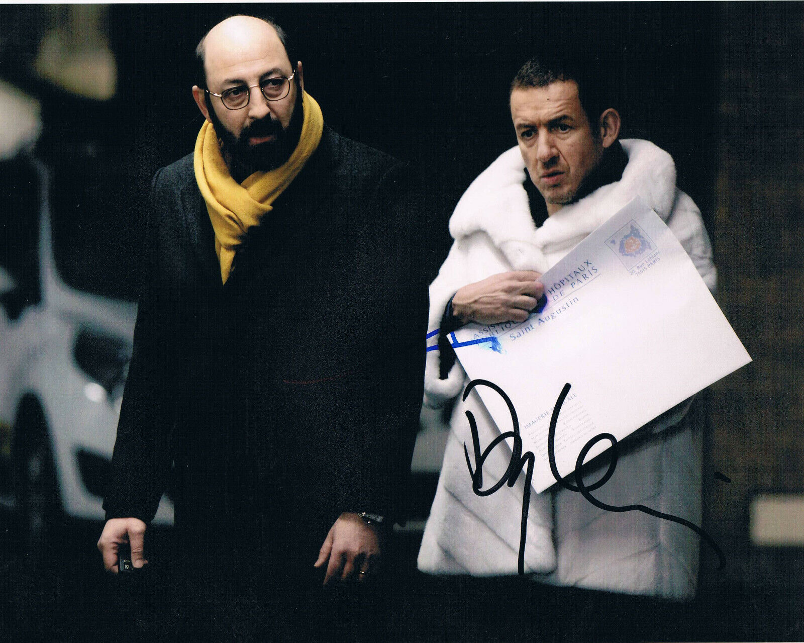 Dany Boon 1966- & Kad Merad 1964- autograph Photo Poster painting 8x10