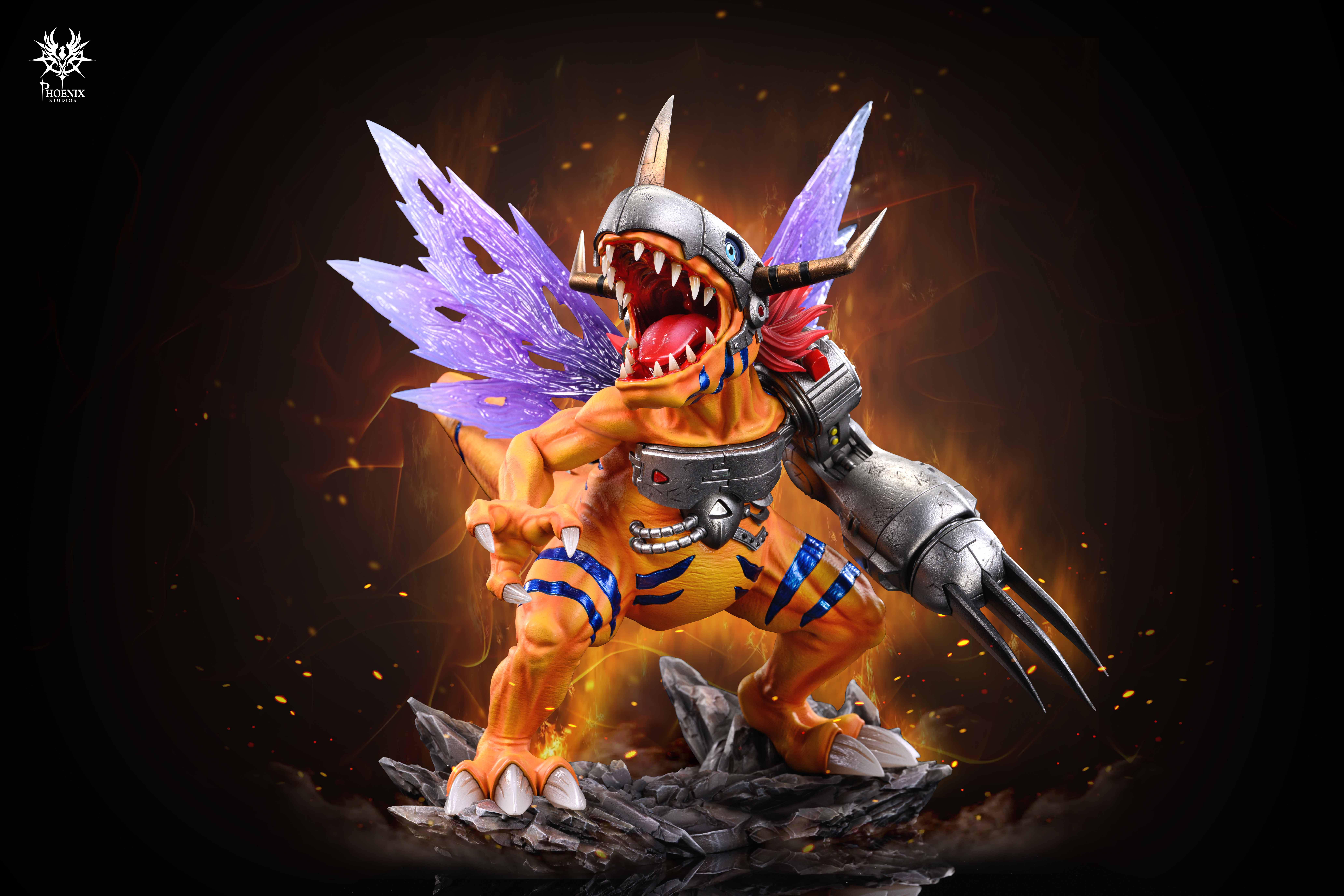 Phoenix Studio - Digimon - Metal Greymon Statue(GK)-