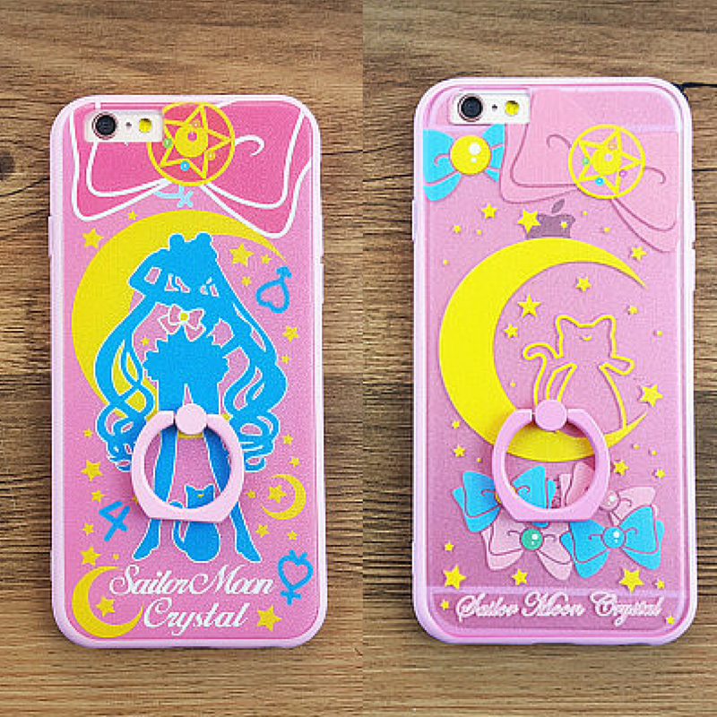 Sailor Moon Iphone Phone Case With Ring Holder SP165252